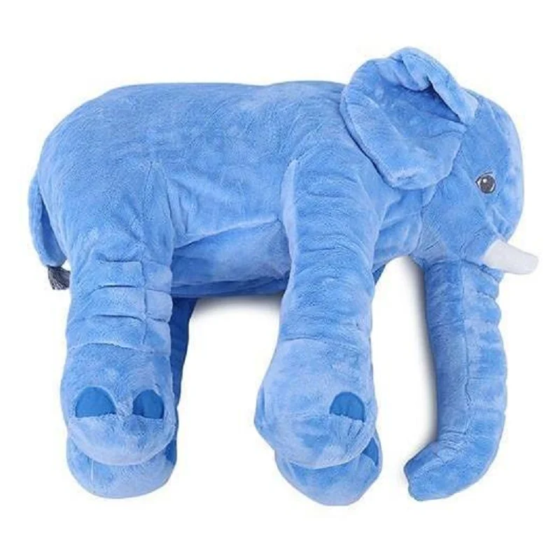 Elephant Stuffed Pillow Plush Toy Comfortable Baby Pillow for Baby Soft Sleeping Back Cushion Huggable Elephant Pillow 2022 Hot