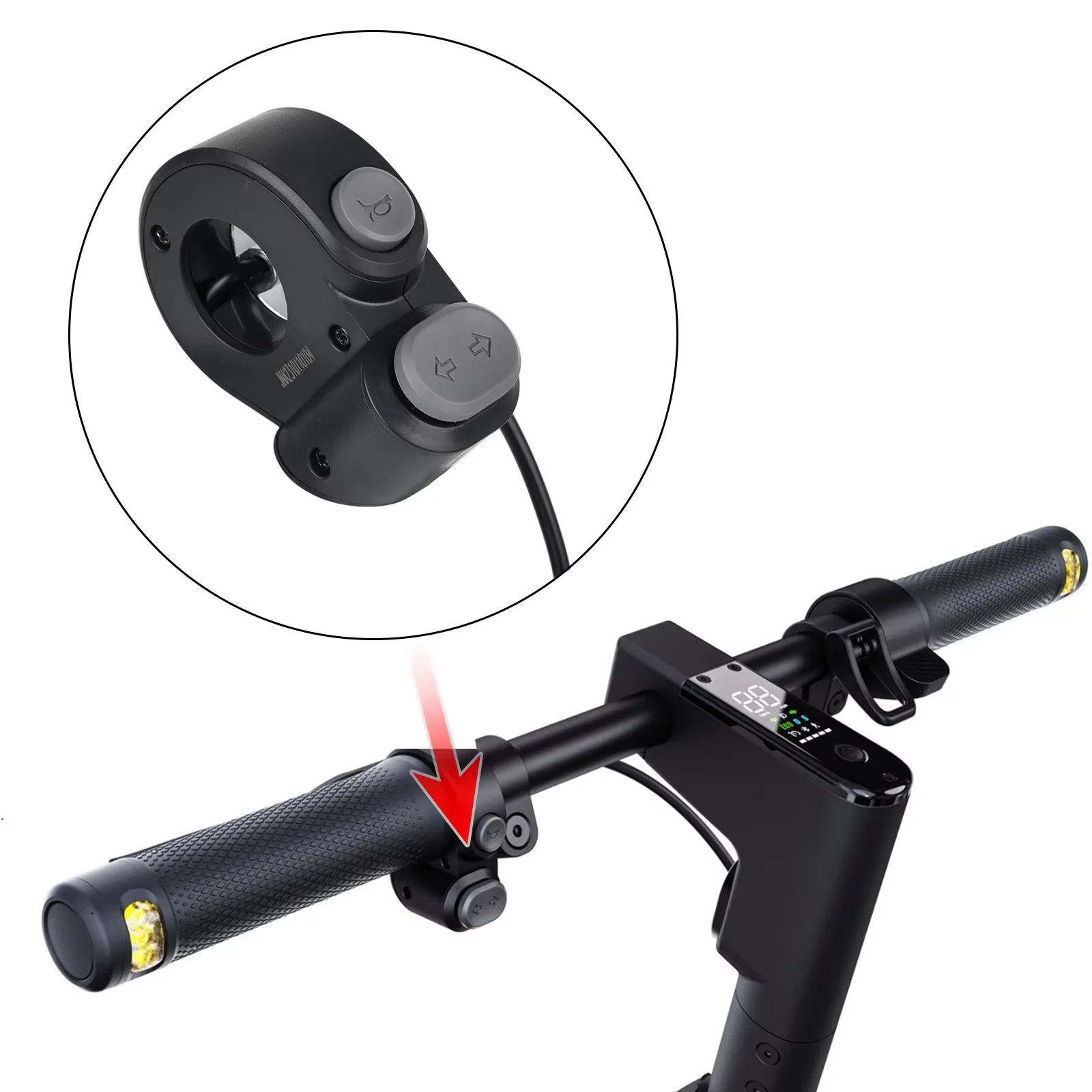 Original Horn Turn Singal Switch for Ninebot Electric Scooter Max G2 Kickscooter Handlebar Button Bell Light ON OFF Switch Parts