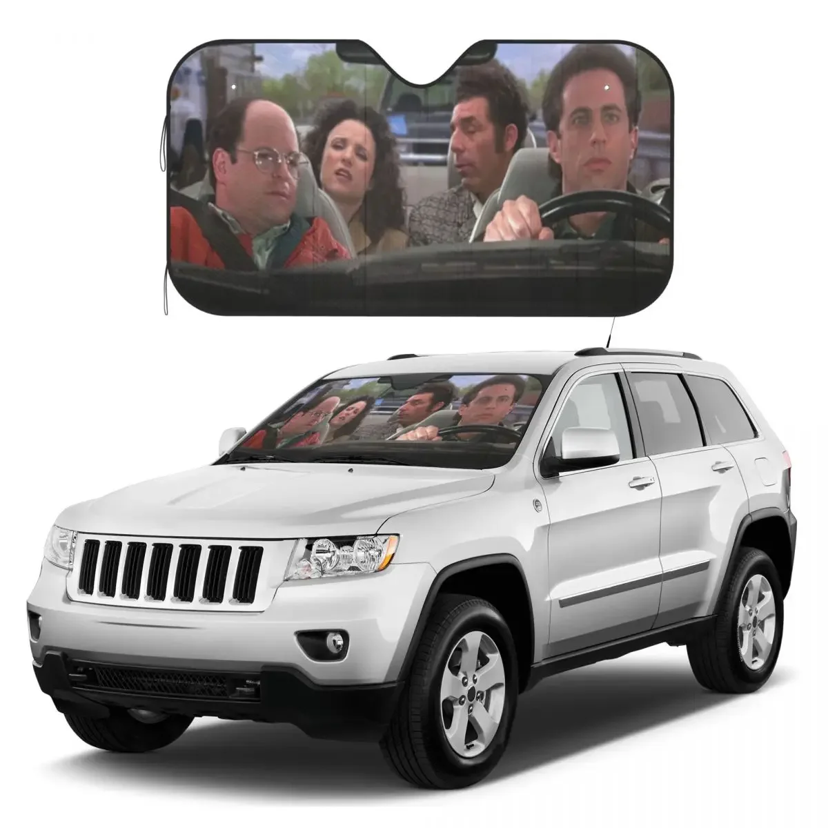 Seinfeld Is Coming To Netflix Of Friends Sunshades Reflector Anti Uv Custom Funny Car Sunshade Sun Shade