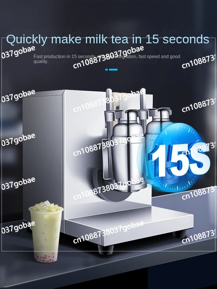 Xl Commercial Milk Tea Shop Double-Headed Timing Pearl Stainless Steel Rocking Machine Shake Well