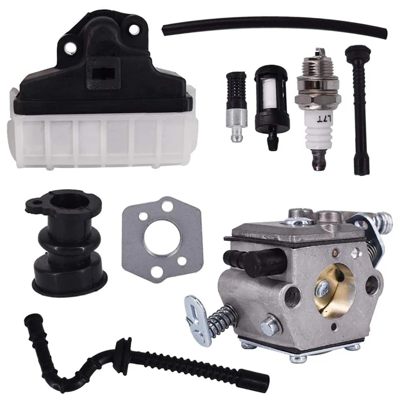 New-Carburetor Kit Fits For Stihl 021 023 025 MS170 MS210 MS230 MS250 Carb Intake Hose Spark Kit Replace WT-286