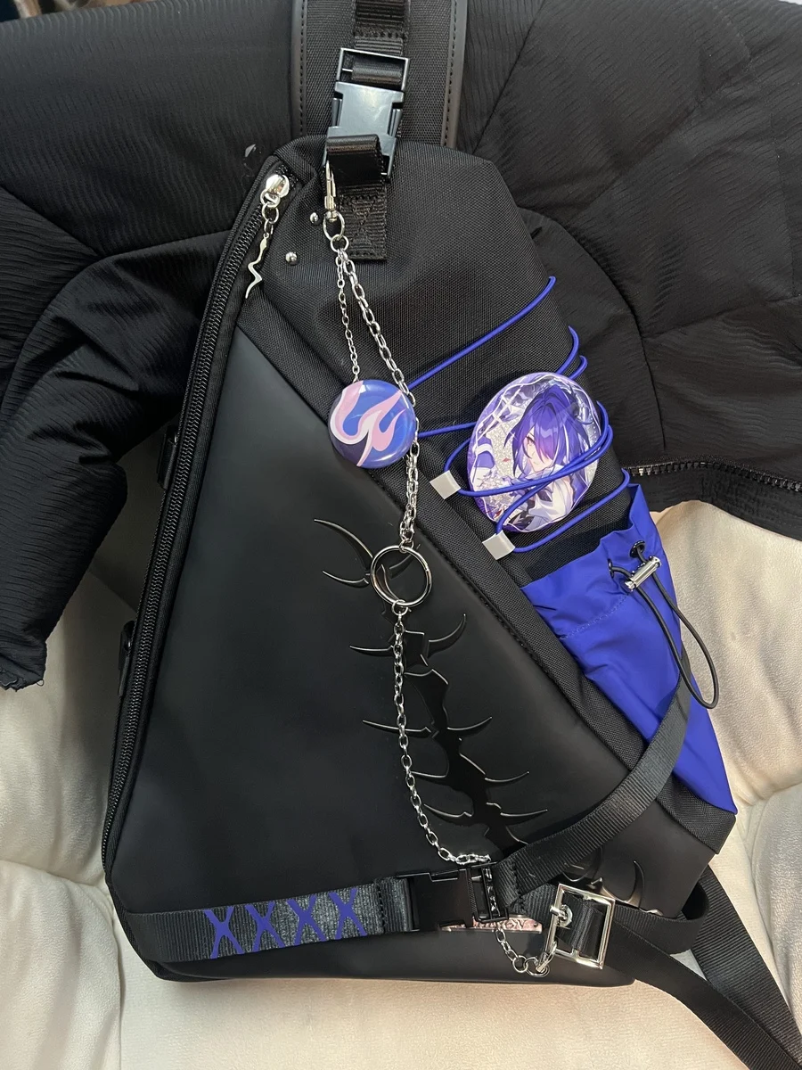 In Stock Acheron messenger bag backpack Original Merch Mihoyo Honkai Star Rail Raiden Bosenmori Mei Cosplay Costume Anime Gift