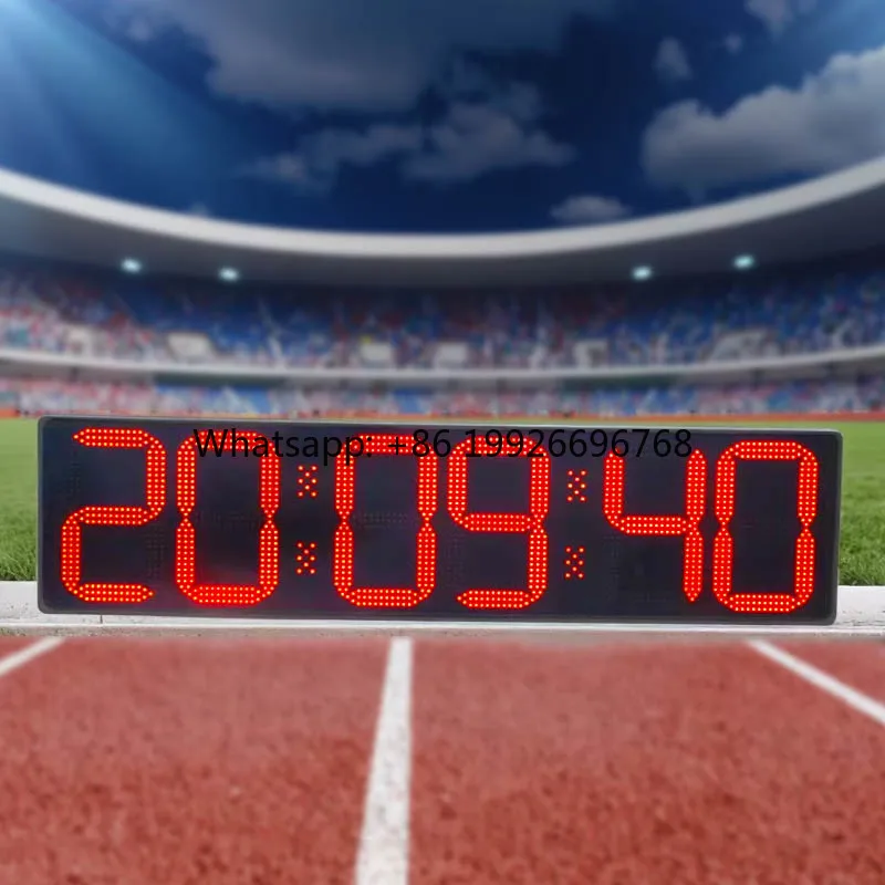 

Big 12-Inch LED Race with Double Countdown Programmable CE Certified Button Stand Casing