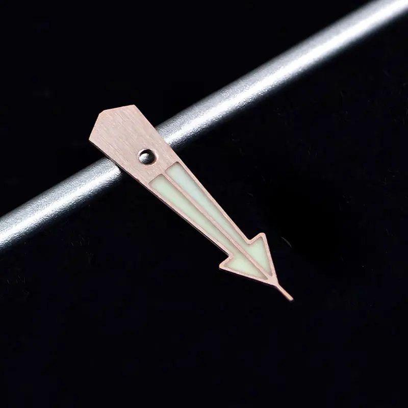 นาฬิกาปรับเปลี่ยนชิ้นส่วนแปรง Rose Golden SBBN Tuna นาฬิกามือ C3 สีเขียวส่องสว่างเหมาะสําหรับ NH35/36 การเคลื่อนไหว