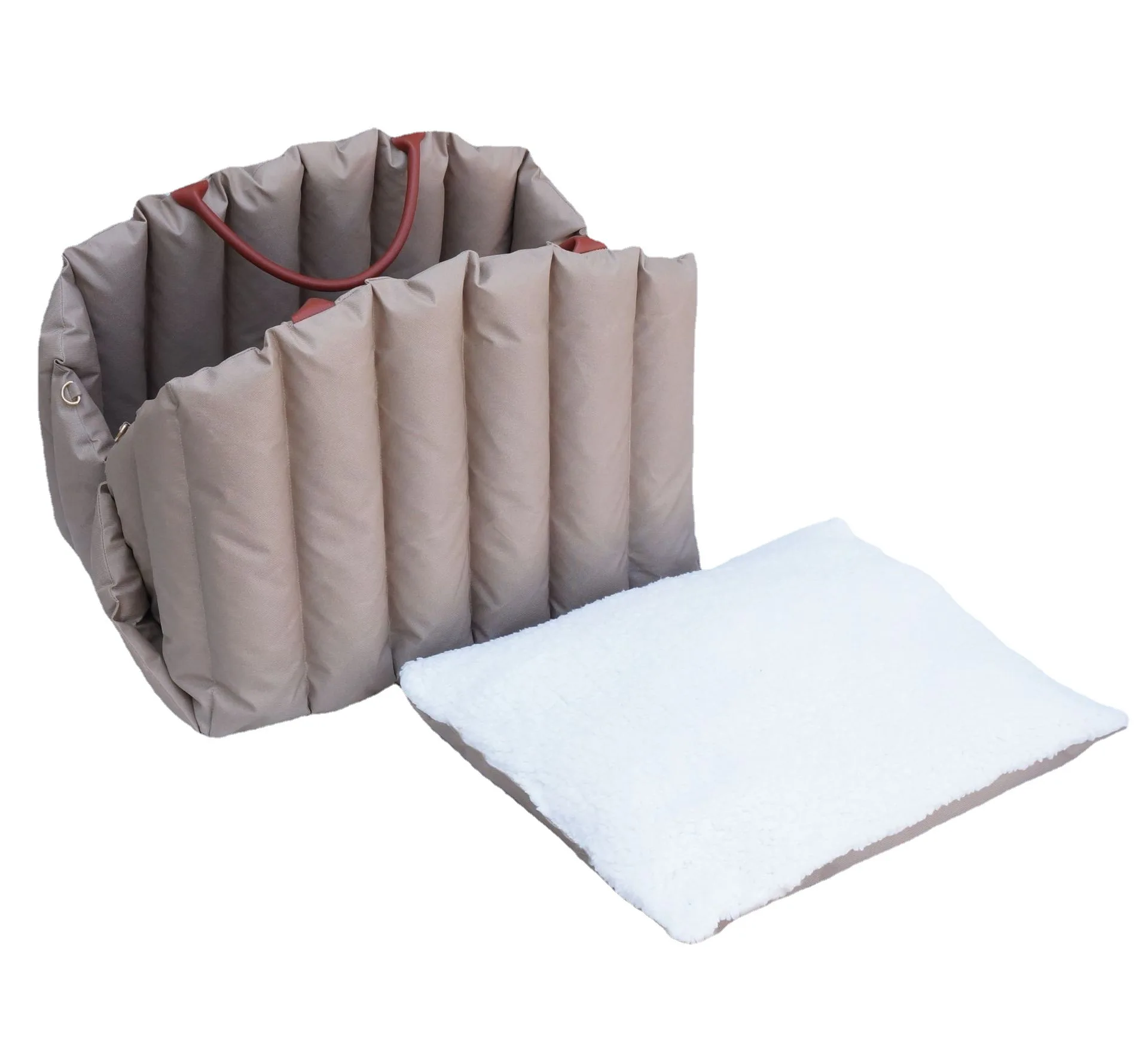 المحمولة كلب مقعد السيارة نونسليب الناقلون صندوق السيارة الآمن الداعم بيت حقيبة للكلاب الصغيرة القط السفر الناقل على ظهره الاشياء العناصر