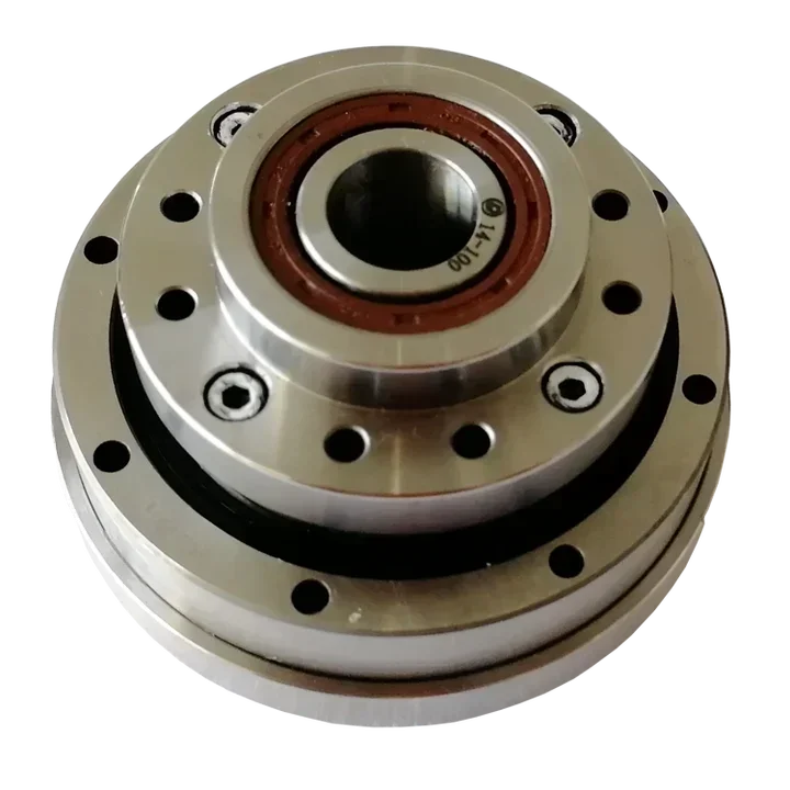 Robot arm zero backlash ratio 100 hollow structure harmonic gearbox SHG series