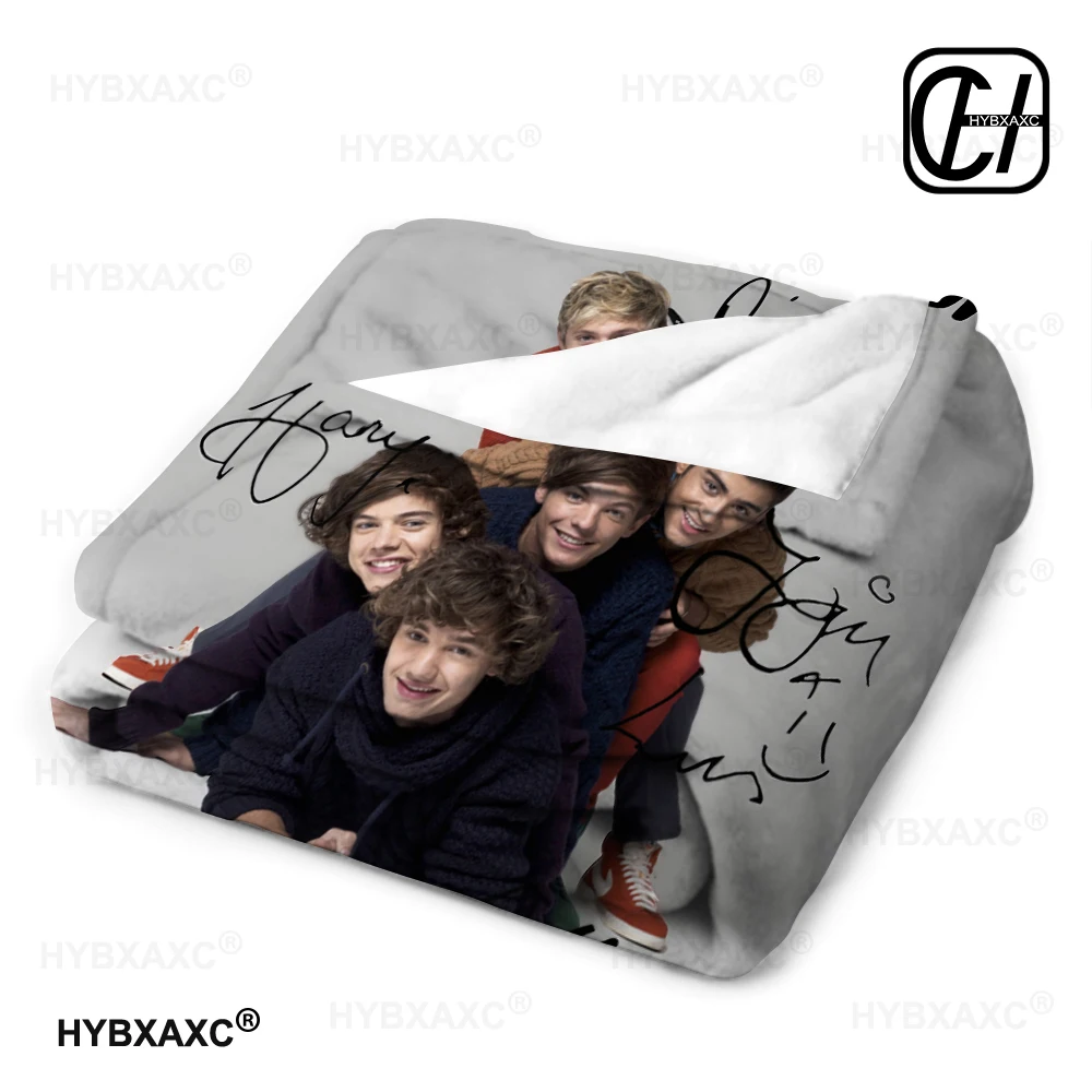 3D Rock-One ทิศทาง 1D Combinatio HD Soft Flannel ผ้าห่ม, โยนผ้าห่มผ้าห่มสบายสําหรับเตียงปิกนิกโซฟาหน้าแรกห้องนอน