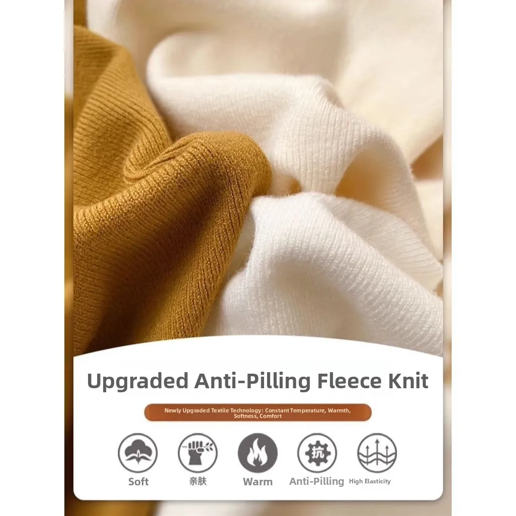 Suéter F Slim Fit Quente de Tricô com Gola Alta, Csa Base Versátil e Moderna para Outono/Inverno