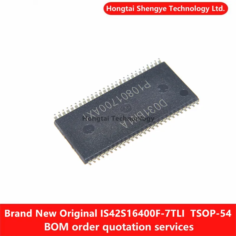 New Original IS42S16400F-7TLI TSOP-54 Dynamic Random Access Memory