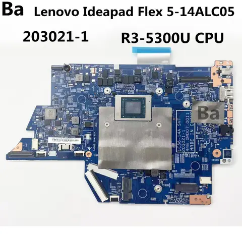 For Lenovo Ideapad Flex 5-14ALC05 Laptop Motherboard With R3-5300U UMA 4G/8G RAM 203021-1