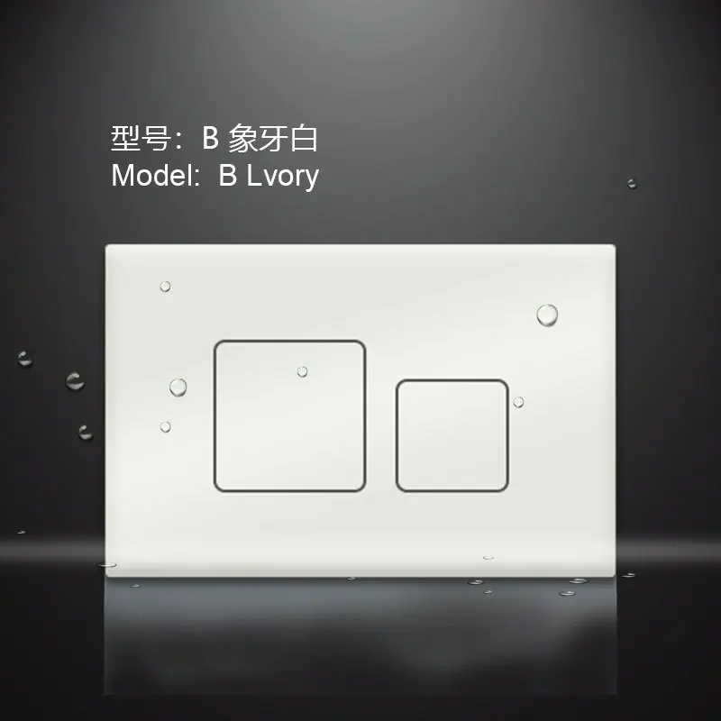 Concealed into the wall toilet ********ual flush switch button Wall-mounted toilet Concealed tank accessories