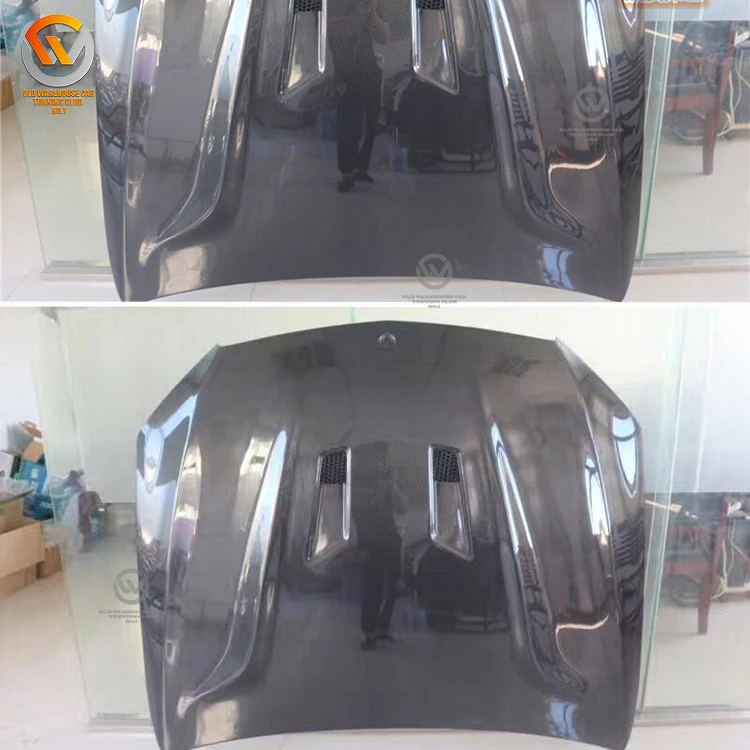 

15-18 W205 C Класс C63 Капот двигателя автомобиля из углеродного волокна