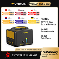 VTOMAN JUMP600X Extra Battery 640Wh for VTOMAN JUMP600X & JUMP600 600W Backup LiFePO4 (LFP)