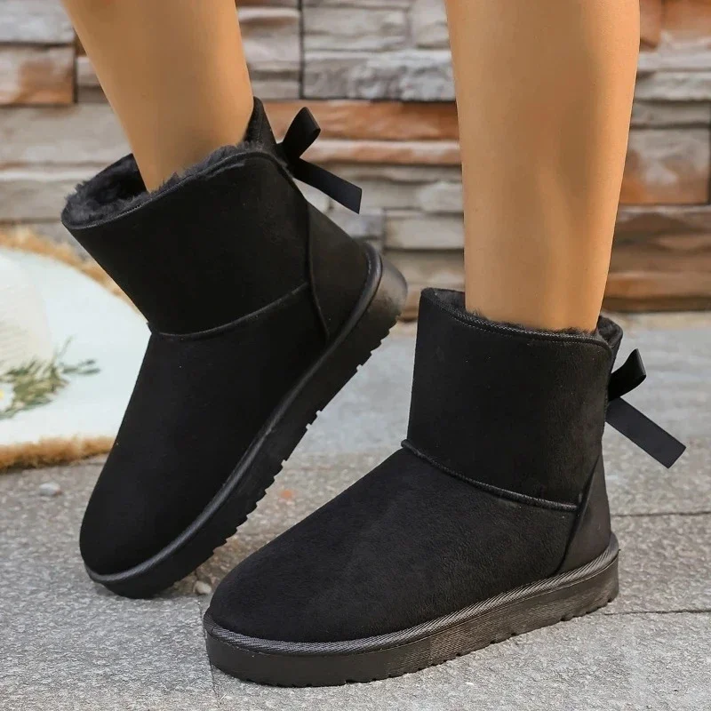 2025 Winter New Fashionable Women's Warm Snow Boots Round Head Thickened Winter Warm Boots Women's Casual Snow Boots - view 5