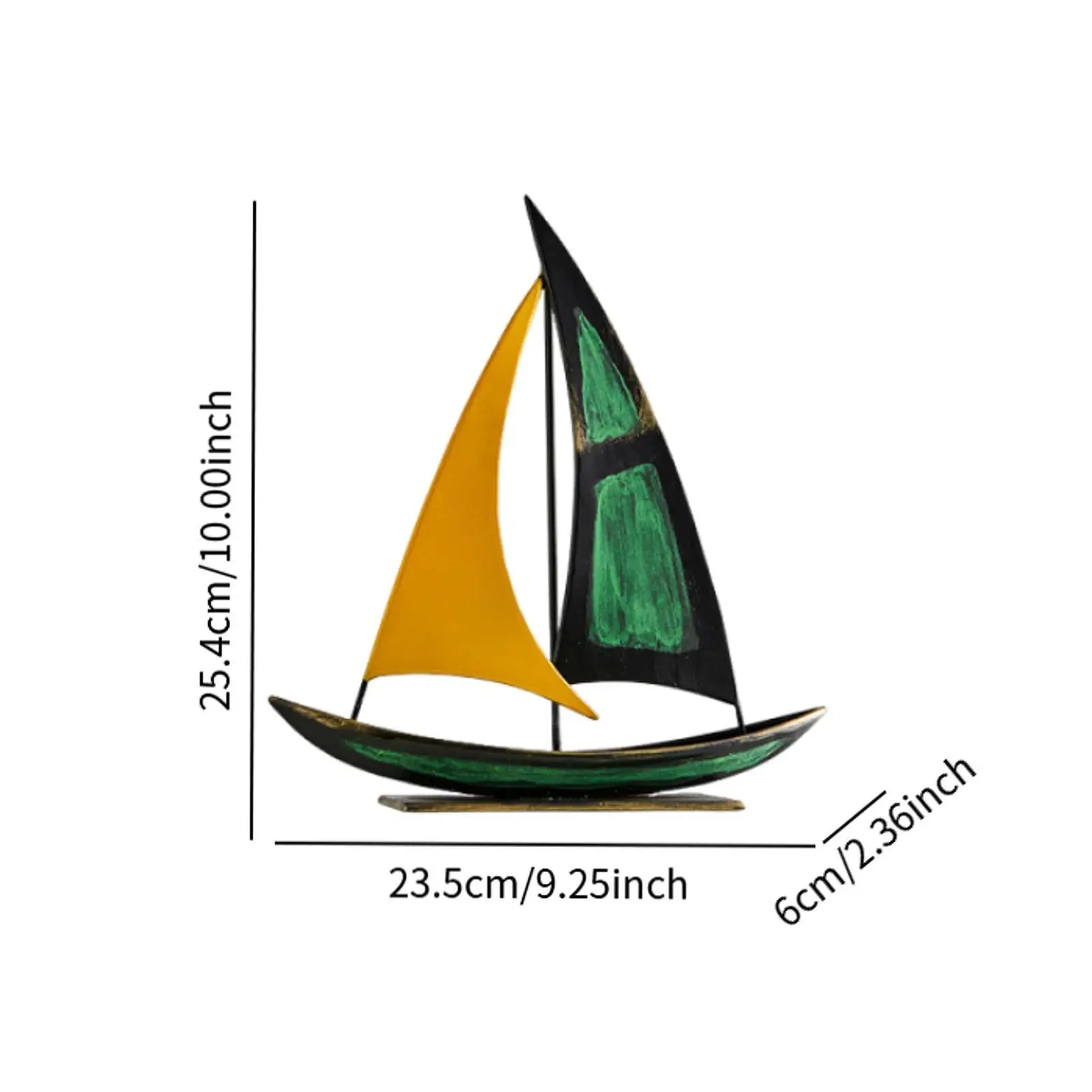 الحديد المراكب الشراعية النحت سطح المكتب قارب تمثال تمثال جمع لمكتب خزانة المنزل الجدول محور غرفة المعيشة الديكور #6