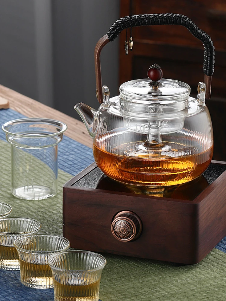 Teapot Tea Pot Glass Filter Heat-resisting Tureen Coffeeware Teaware Accessories Kungfu Tea Set Ceremony Infuser Mug Kettle Puer