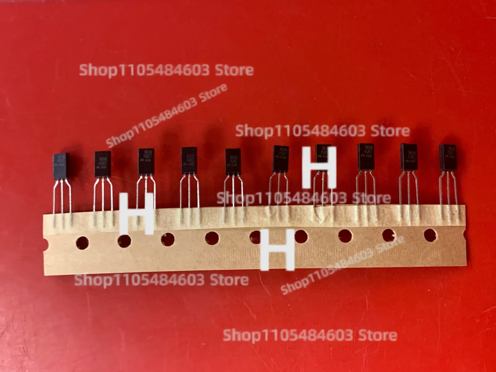 10x BDB02CRLRE FOR MOTOROLA 500mA 80V PNP Si SMALL SIGNAL TRANSISTOR TO-92