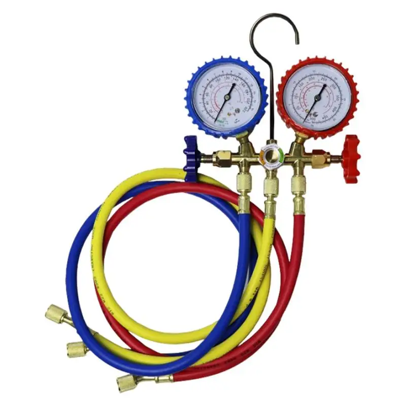 

Manifold Gauge Set Car Refrigerant Air Conditioning Hose Automotive Accessories Car Repair Tool For R134A/R22/R410/R12