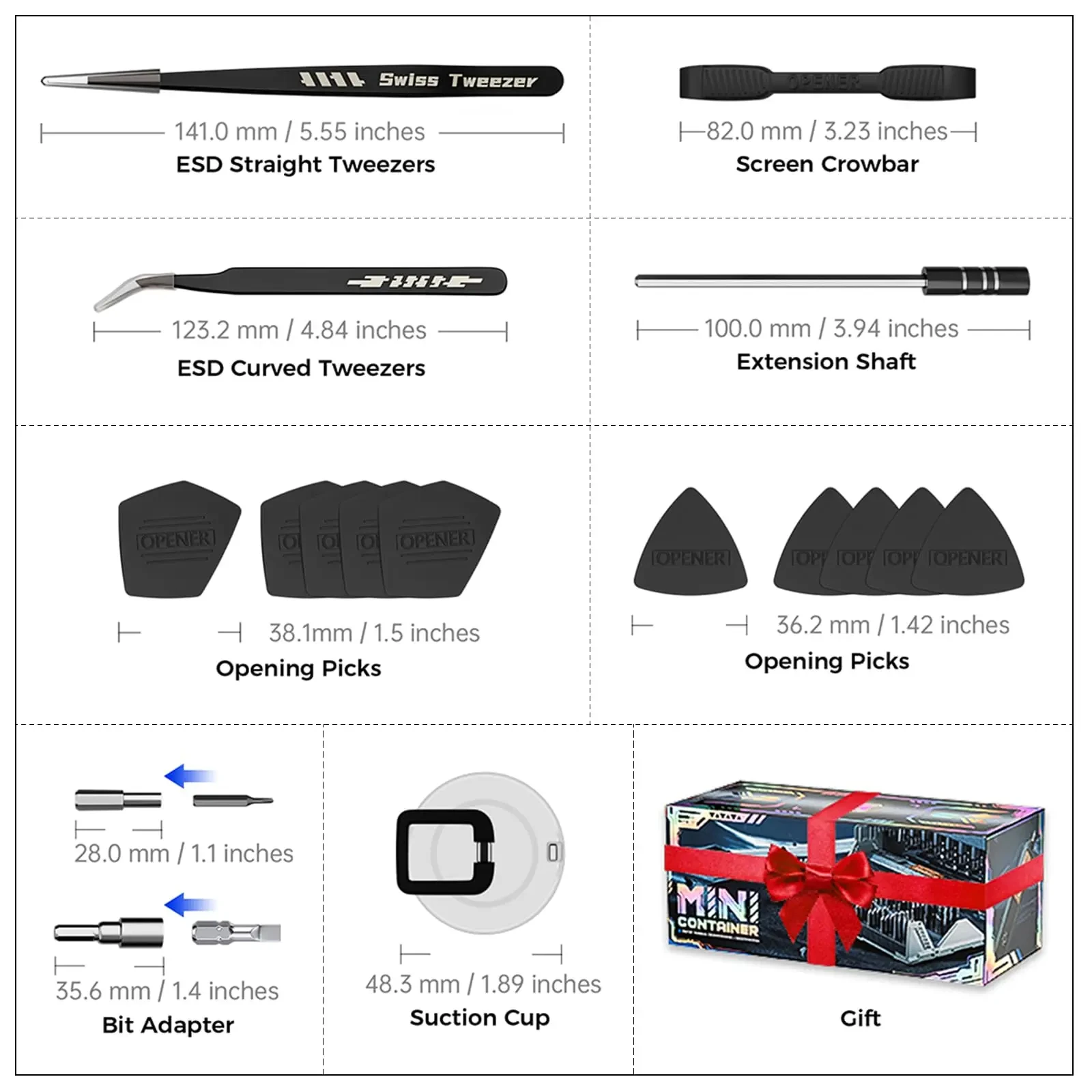 180 in 1 Precision Screwdriver Set Multifunctional Tool Box Magnetic Torx Bits Professional Repair Disassembly For iPhone PC DIY