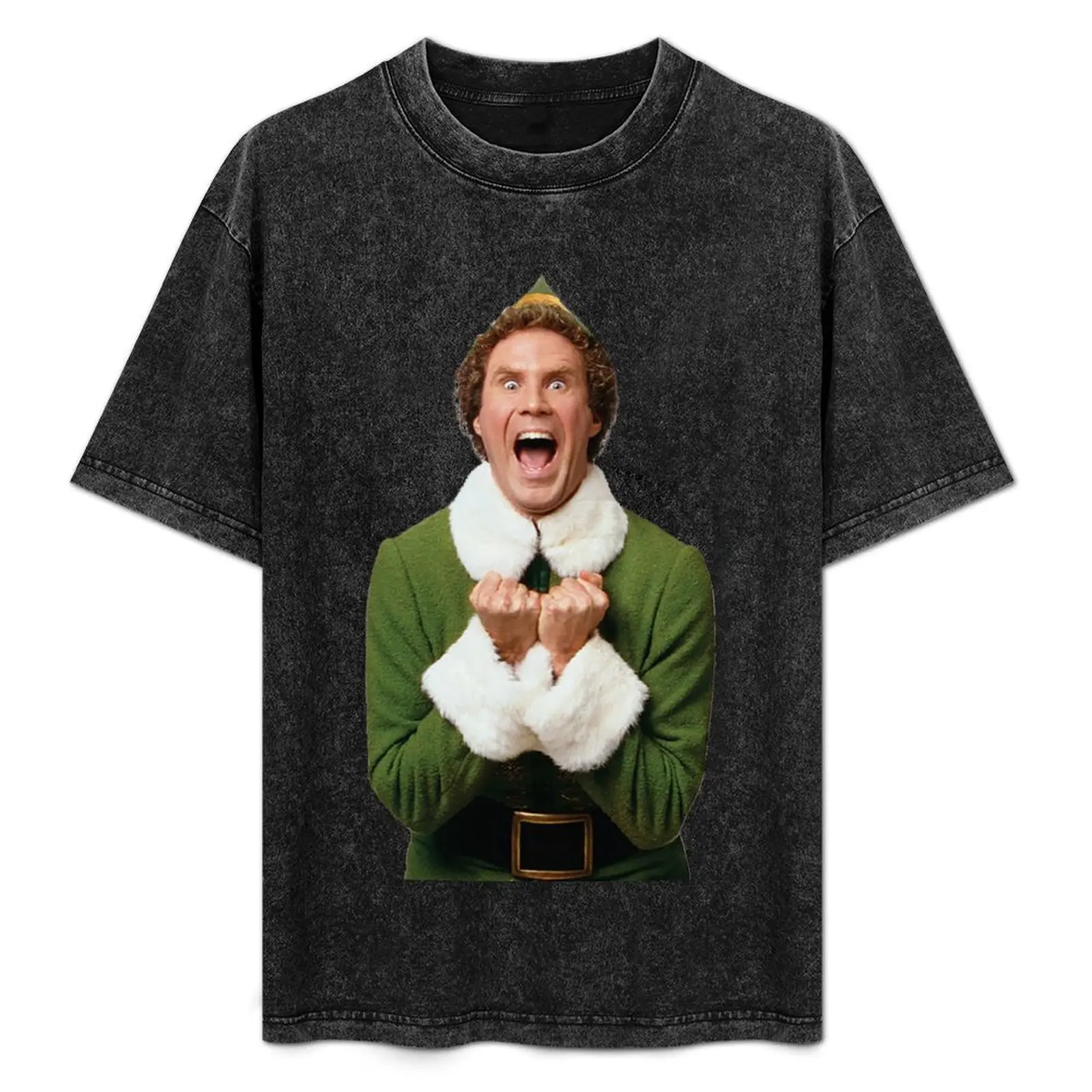 

Excited Buddy the Elf Christmas T-Shirt t shirt for man t shirts for man cotton funny T-Shirt