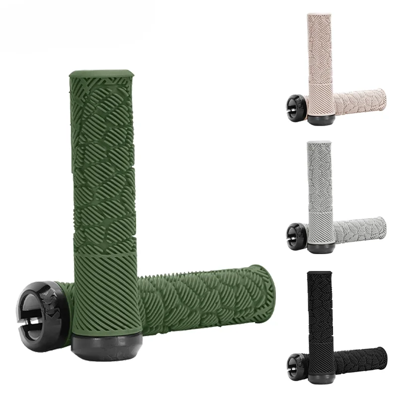 

Anti-slip Bike Grip TPE Handlebar Grips Shock Absorption Bicycle Handlebar Cuffs Lockable Mountain Bike Handlebar Grip