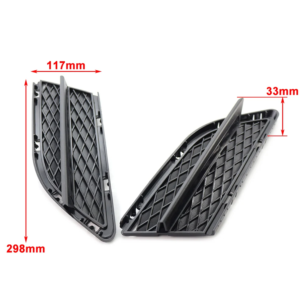 Black Auto Front Bumper Lower Grille Trim Insert For BMW E90 E91 3Series 2009 2010 2011 2012 Car Accessories