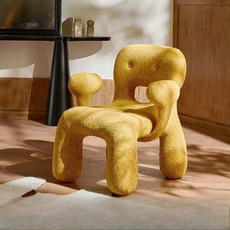

Internet celebrity cookie chair creative home modern simple gingerbread man makeup chair