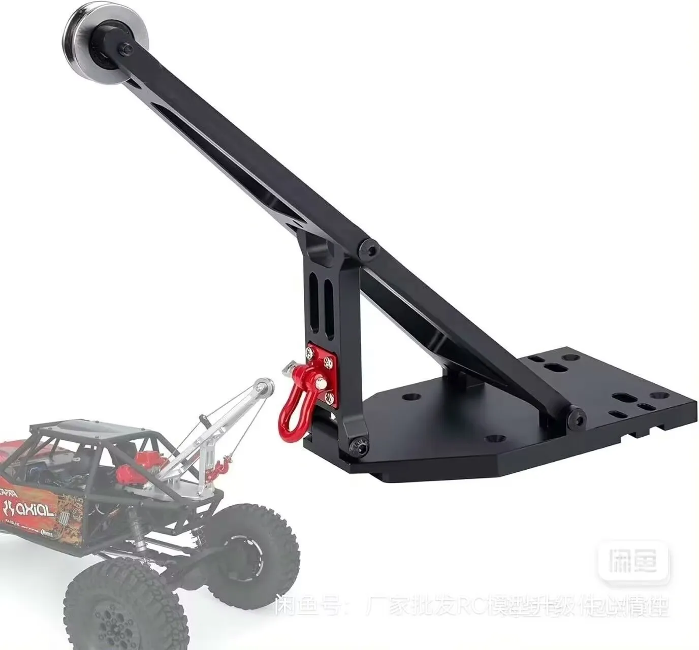 CROSSRC EMO NT4 NT6 TRX4 1/10  OFF ROAD unimog U4000 4X4 6X6 LAND CRUISER Blazer F150  fj40 lc79 rear bucket Rescue with lifting