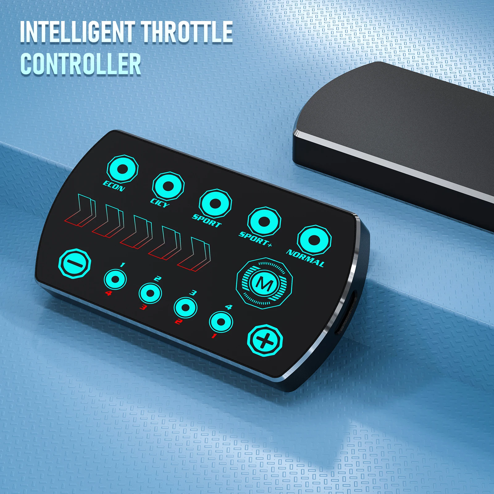 Best WiiYii Car Accelerator Electronic Throttle Controller 2.5inch LED Screen Type-C Connection 10 Drive Modes Universal Fitment