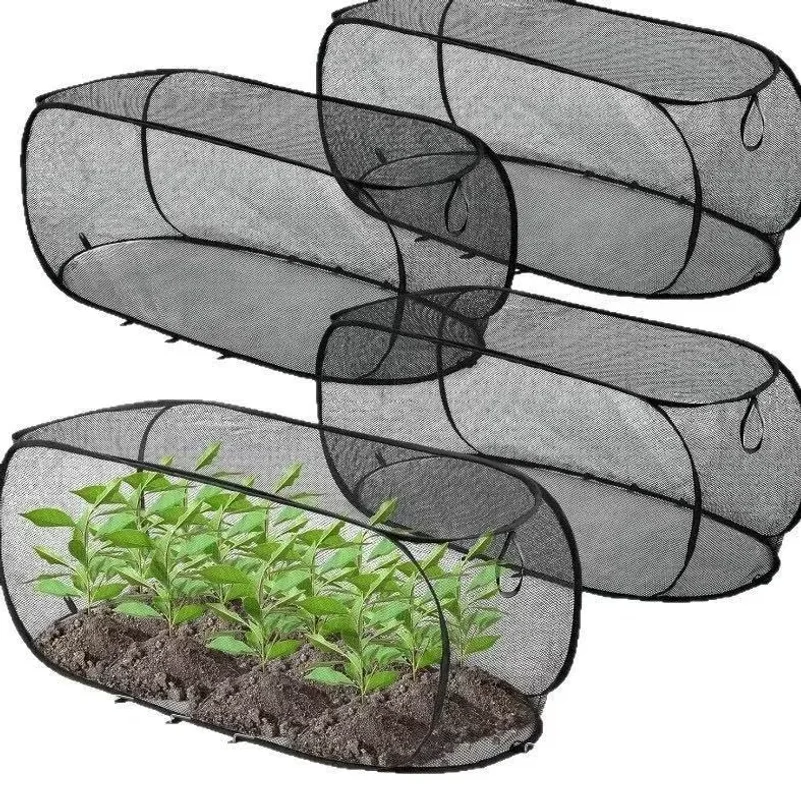 Foldable Plant Protector Mesh Cover Anti-frost Plants Greenhouses Accessories Seedlings Protective Gardening Netting Raised Bed