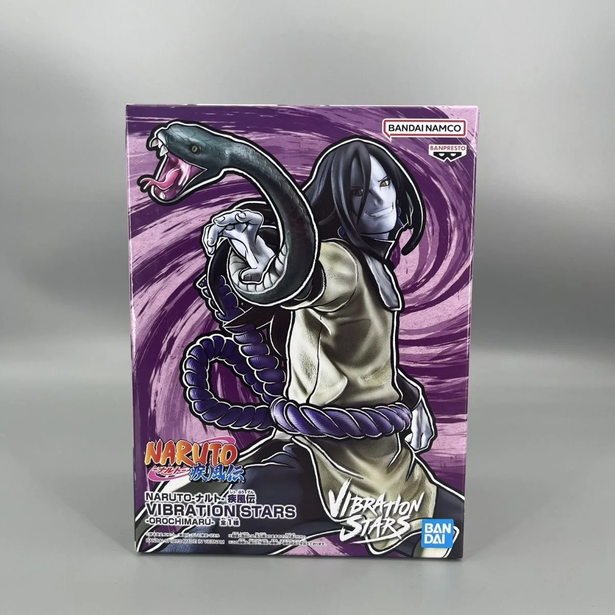 100% Bandai Ufficiale Genuino Banpresto Stelle di Vibrazione Orochimaru 15 cm Originale Anime Figure Modello Statua Giocattoli Collezioni