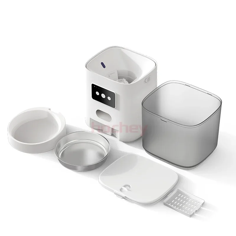 وعاء طعام طبي أوتوماتيكي لتغذية الحيوانات الأليفة 304 من الفولاذ المقاوم للصدأ