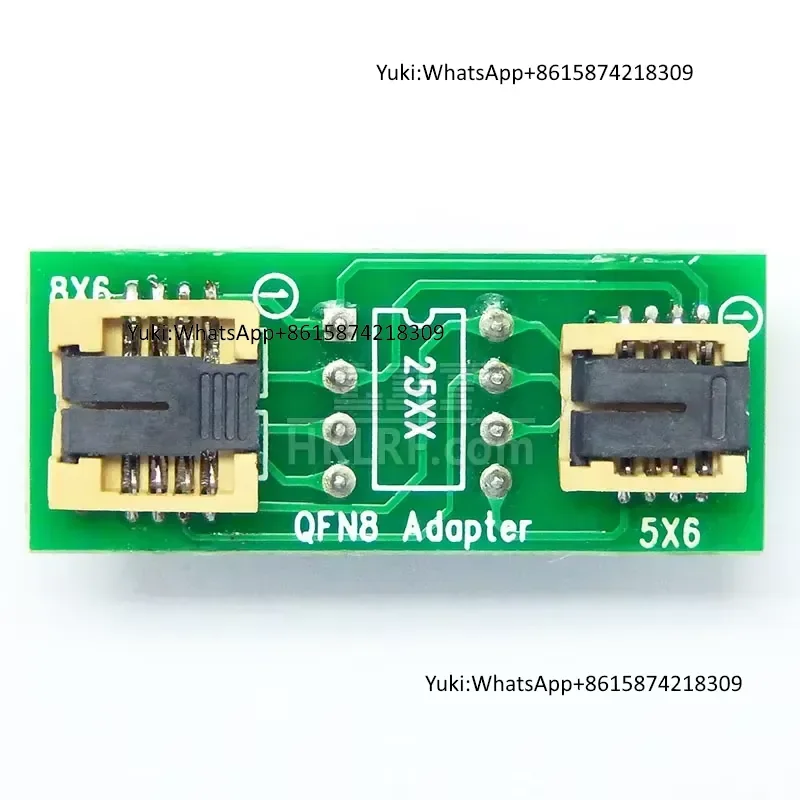 DFN8 QFN8 to DIP8 Adapter 2 in 1 8x6mm 6x5mm For RT809H BIOS IC Programmer