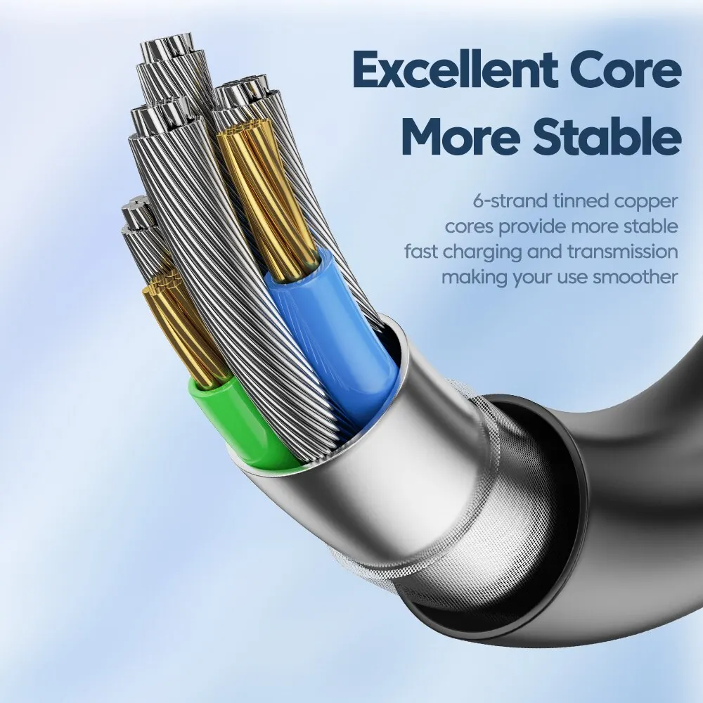 Toocki 2 Pack 100W USB C Cable Type C For Xiaomi Pro Realme Redmi Note 12 Pro Poco F3 X4 GT Fast Charging Cable Data Cord Wire image 3