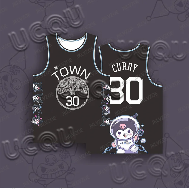 Miniso Special Edition Kunomi Basketball Vest Curry No.30 Football Jersey Men Women Oversize Sleeveless TShirt Top Adult/Kid