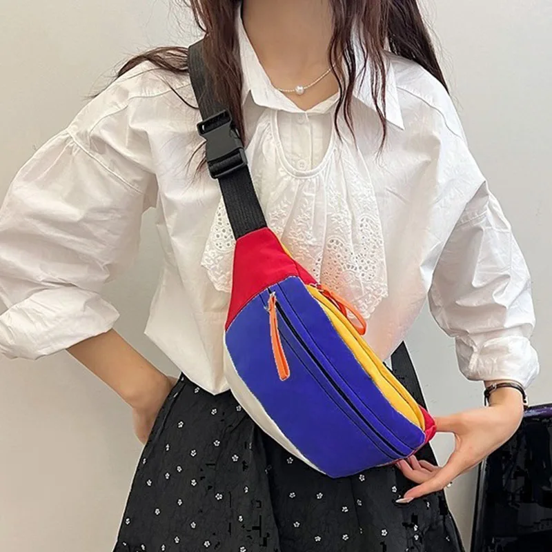 Women Sport Crossbody Bags Vintage Chest Pack Bolsa Girls Men's Waist Packs Purses and Handbags Waist Ita Bag Kawaii bolasa