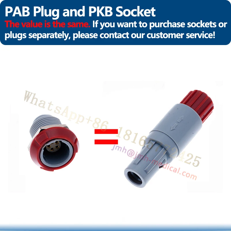 1P PAB PKB 60°degree 5 sets 1P male plug+female socket 9 color selection connectors 2 3 4 5 6 7 8 9 10 12 14 pin