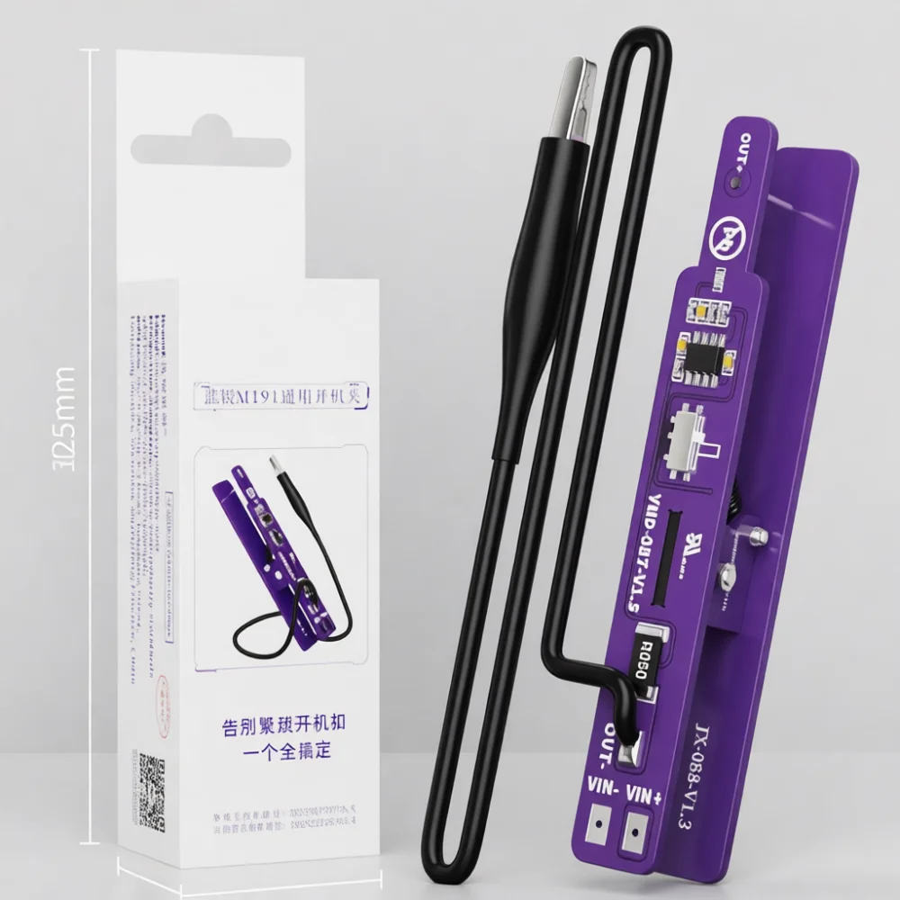 Universal Phone Repair Boot Cable Lanrui M191 Battery Free Power Clip Mobile Diagnostic Testing Tool For Android Apple
