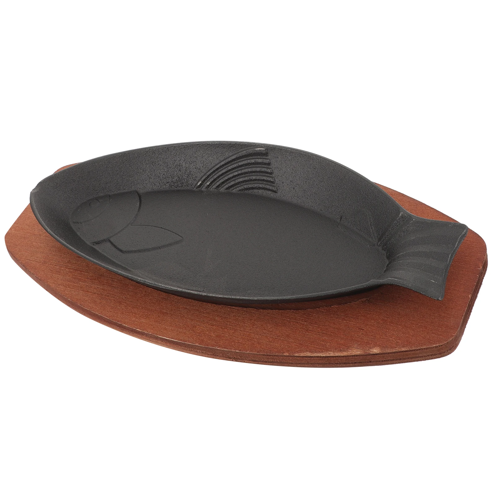 

Fish Shaped Grilling Pan 30 5x13 5cm Deep Roasting Cooking Restaurant Home Fry Reusable Round Pans Barbecue Serving Tray