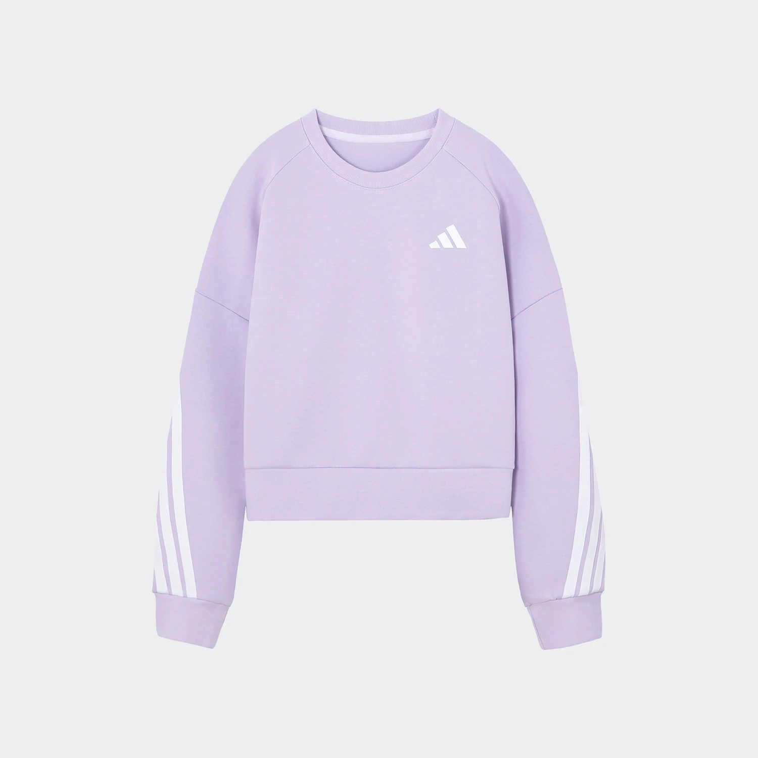 

Adidas Genuine New Children's Classic Three Stripes Long Sleeve Sports Hoodie KC1565