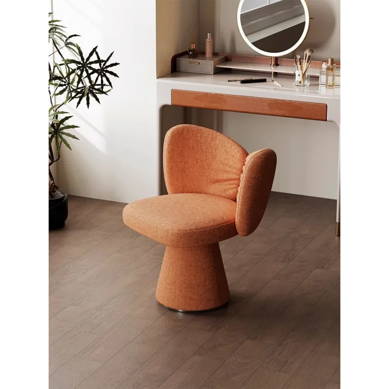 French makeup stool dressing stool light luxury on reception butterfly dopamine healing single chair