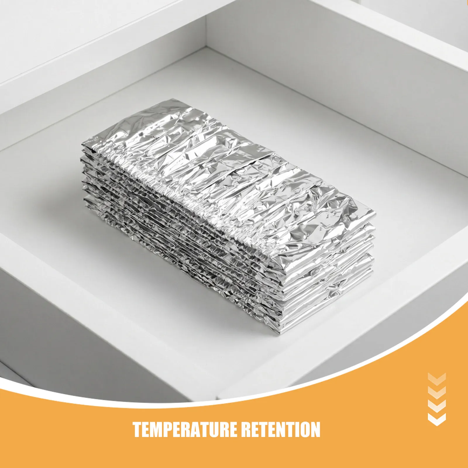 30 Pcs Aluminum Foil Cover Food Heat Lids Fresh-keeping Sleeve To Hot Insulation Covers Aluminium Elastic Bowl Storage Plate view 5