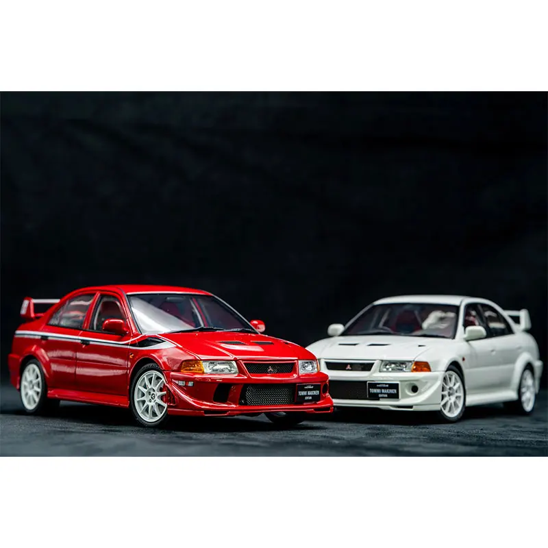 MOTORHELIX 1:18 Mitsubishi Lancer Evo 6.5 Tommi Makinen Diecast Car Model Simulation Alloy Collectible Vehicle Toy Perfect Gift