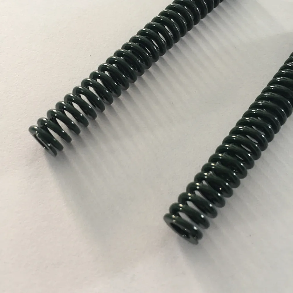 2Pcs Green Heavy Load Compression Die Spring 6 x 3 x 15/25/35/55/60/70/80/100mm