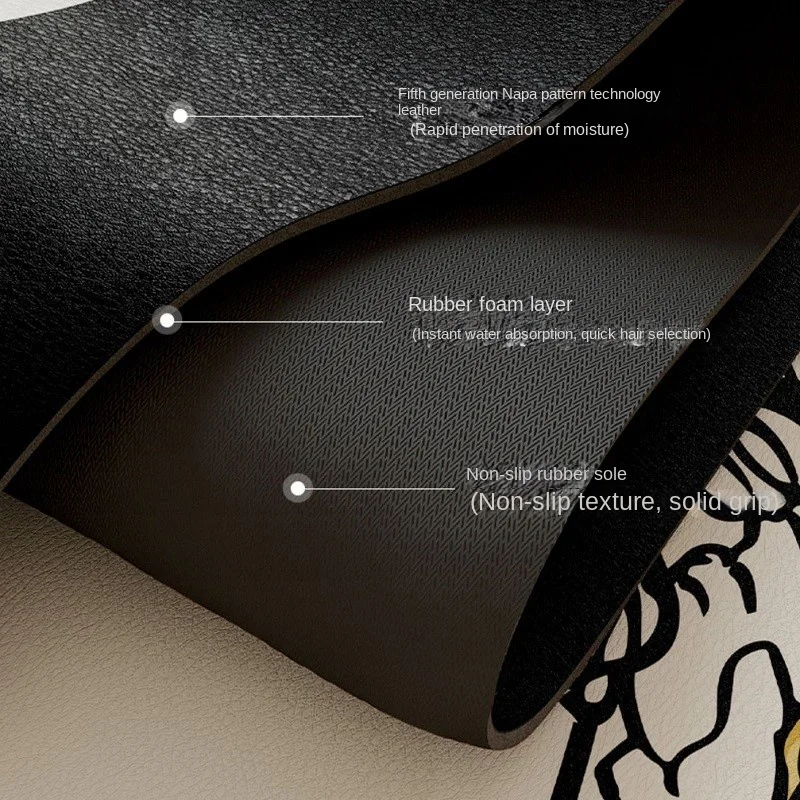 بسيطة شقة الدرج وسادة امتصاص المياه ومكافحة زلة الكلمة وسادة داخلي للتخصيص الاتصال مع خدمة العملاء البساط #5