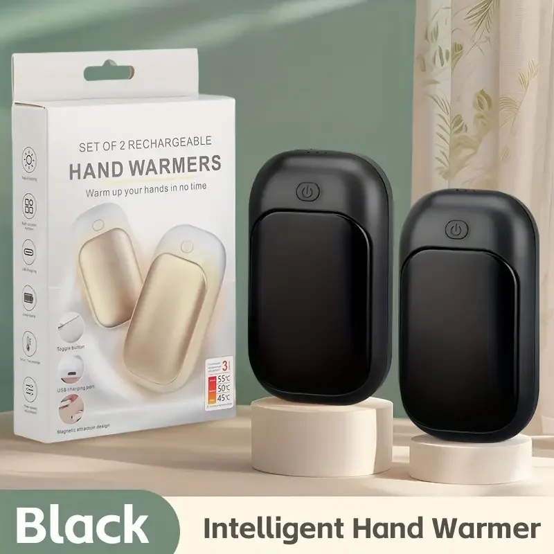 

Rechargeable Hand Warmer, Magnetic Electric Hand Warmer, Reusable Hand Warmer, USB Rechargeable Portable Hand Warmer