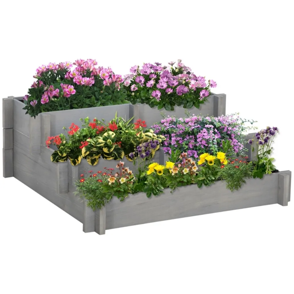 

Three-tier design, providing ample planting space, Plant Shelves