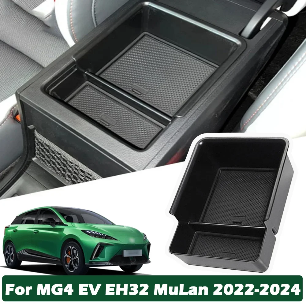 

Car Central Armrest Storage Box For MG4 EV EH32 2022 2023 2024,Center Console Organizer Containers Tray Accessories