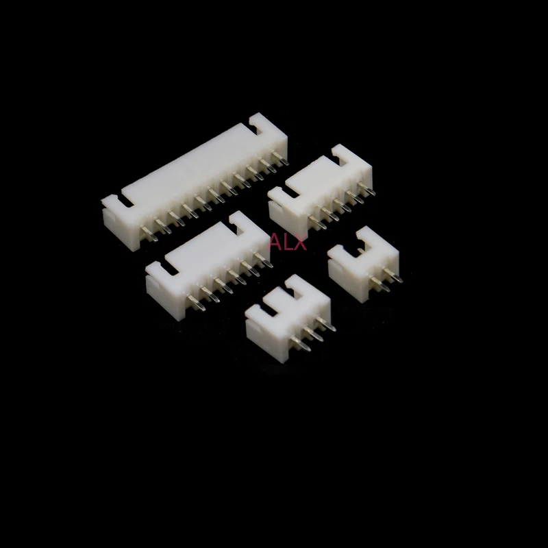 20/50szt XH2.54 Złącze 2.54MM Męskie złącze pinowe 2P/3P/4P/5P/6P/7P/8P/9P/10P/11P/12P Prosta igła do płytki drukowanej XH — zdjęcie 4