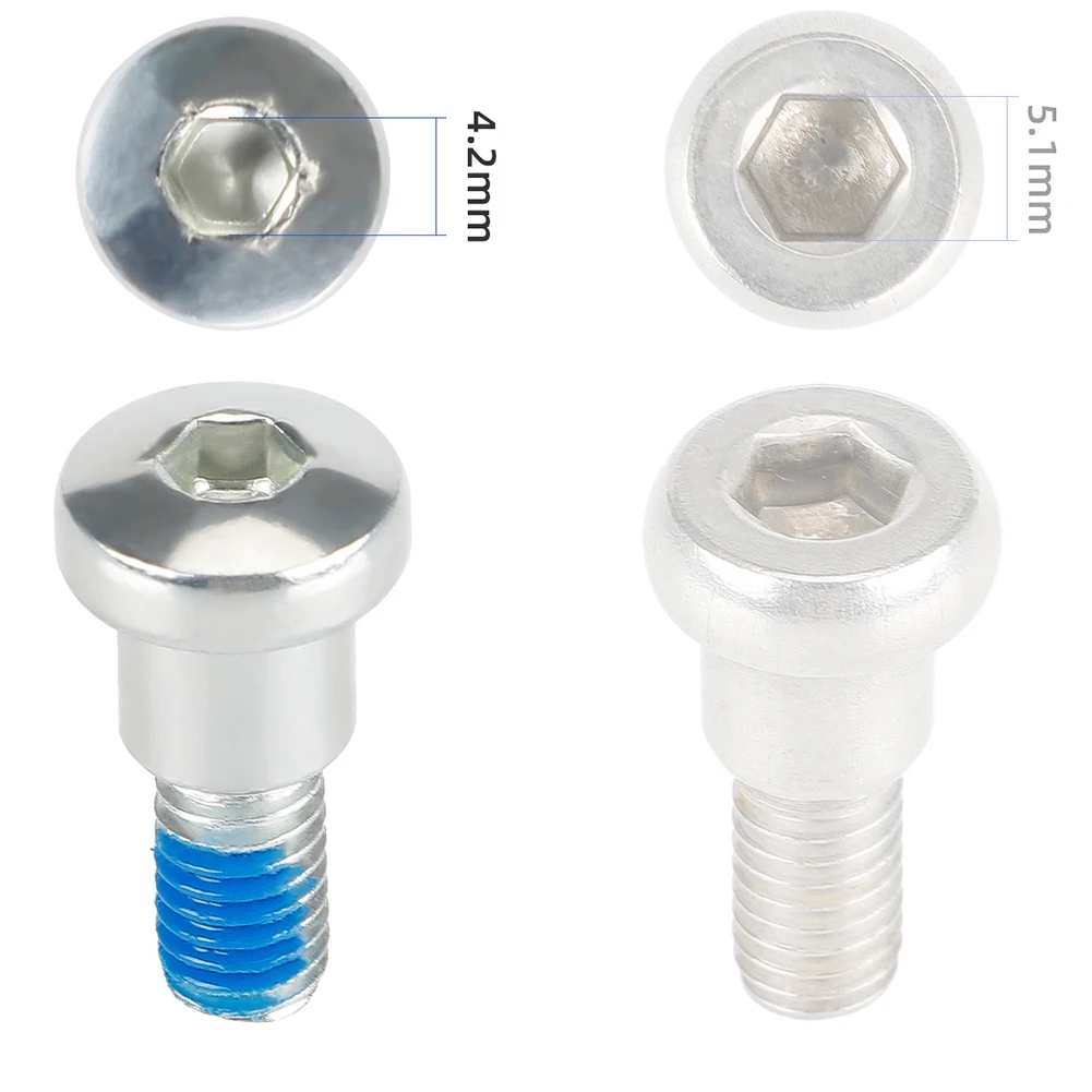 2 Stück feste Schrauben für das Hinterrad für Xiaomi für M365 Pro Elektroroller Ersatzteile Silber Metallbeschläge 21,7 mm – Detail 22